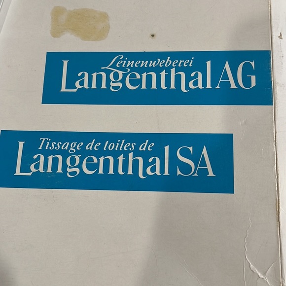 Leinenweberei Langenthal AG linen placemats - set of six - Picture 4 of 5